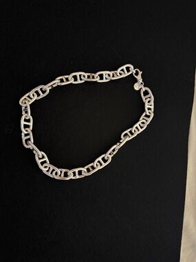 Sterling Silver Link Chain Necklace - Silver
